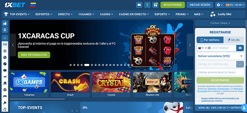 Visita el sitio web oficial de 1xBet Visita el sitio web oficial de 1xBet