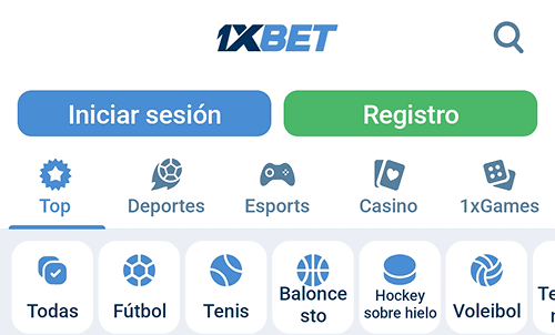 Iniciar sesión desde  de la aplicación