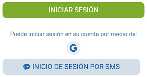 A través de número de teléfono